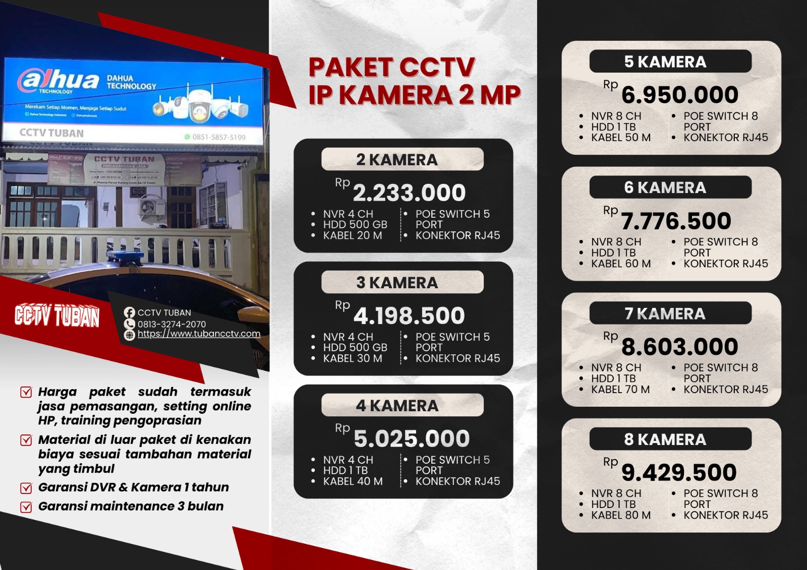 PAKET CCTV ONLINE HP