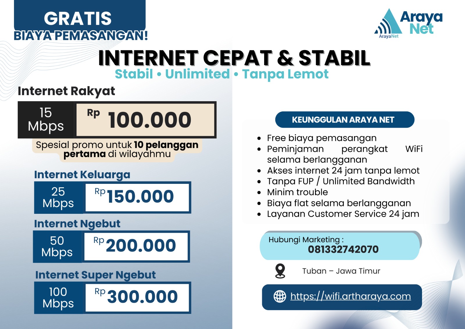 PROMO PAKET WIFI BERLANGGANAN